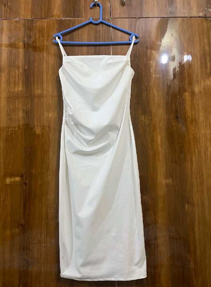 Elegant White Slip Dress