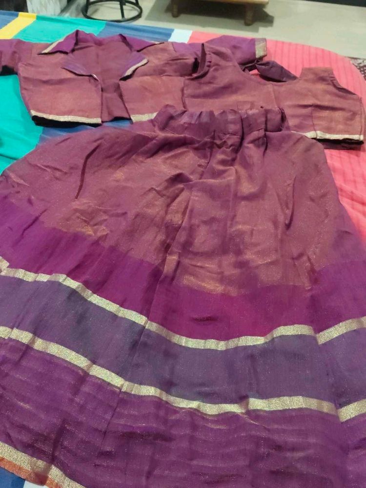 Purple Lehenga Choli Set