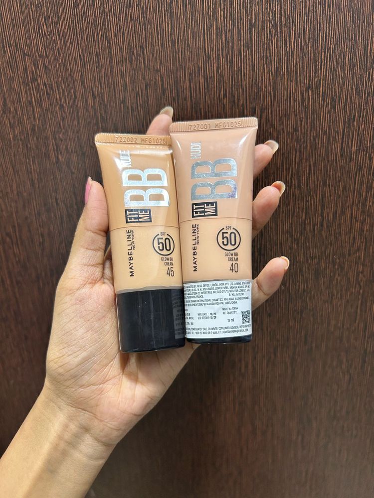 Maybelline Fit Me BB Cream shade40 &amp; 45 Duo SPF 50