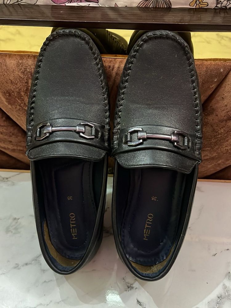 Boys Leather Loafer Shoes