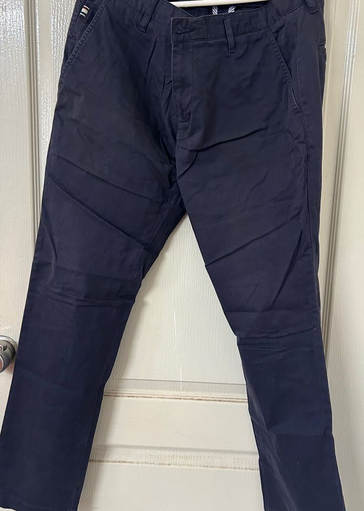 Men's Navy Blue Chinos