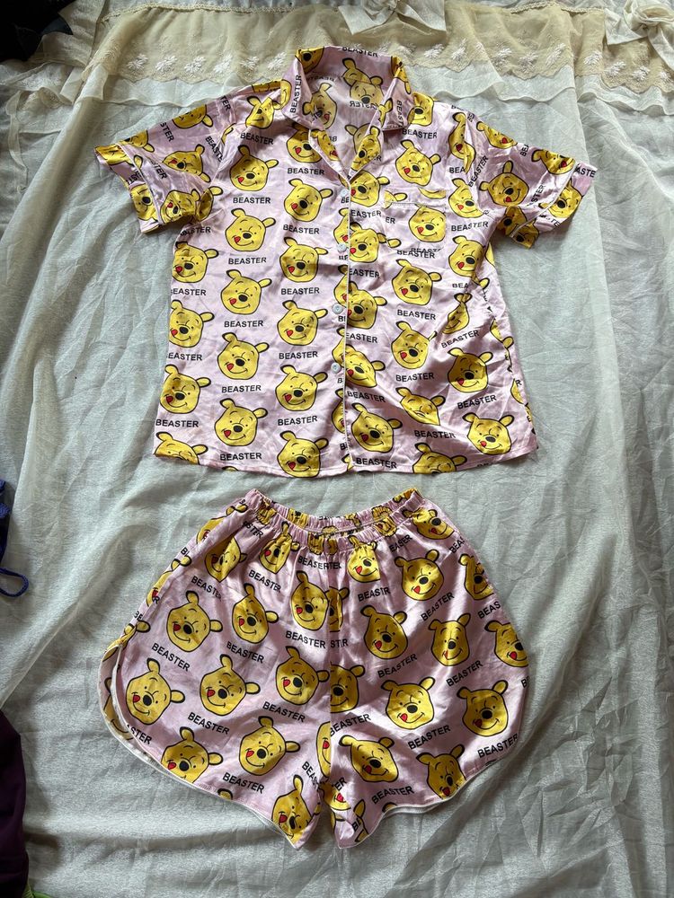 Thailand imported Cute Pooh Bear Pajama Set