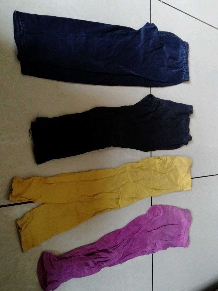 Vibrant Leggings Bundle - 4 Pairs