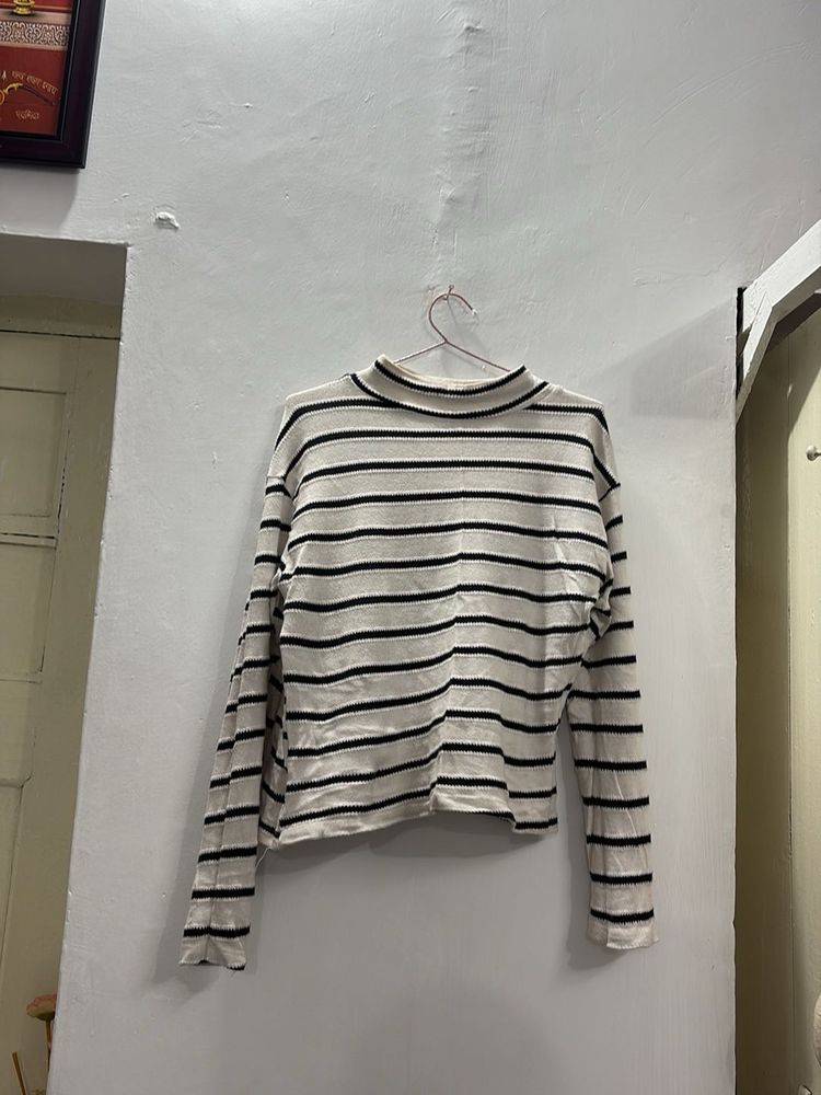 Striped Long Sleeve Top
