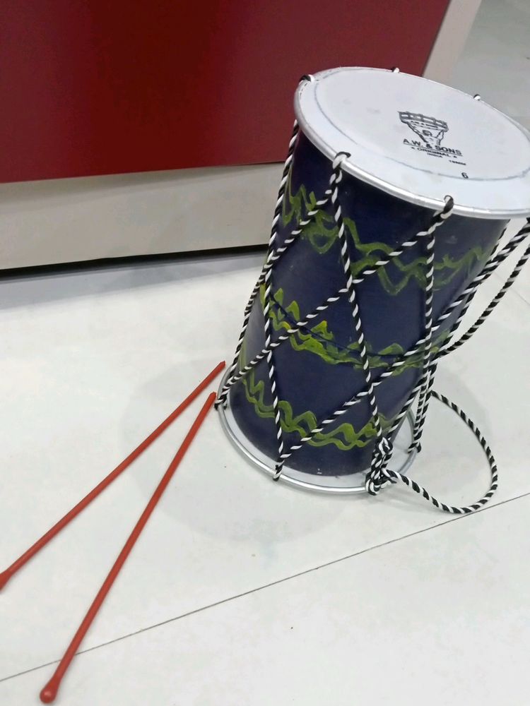 Dhol with stick for kids