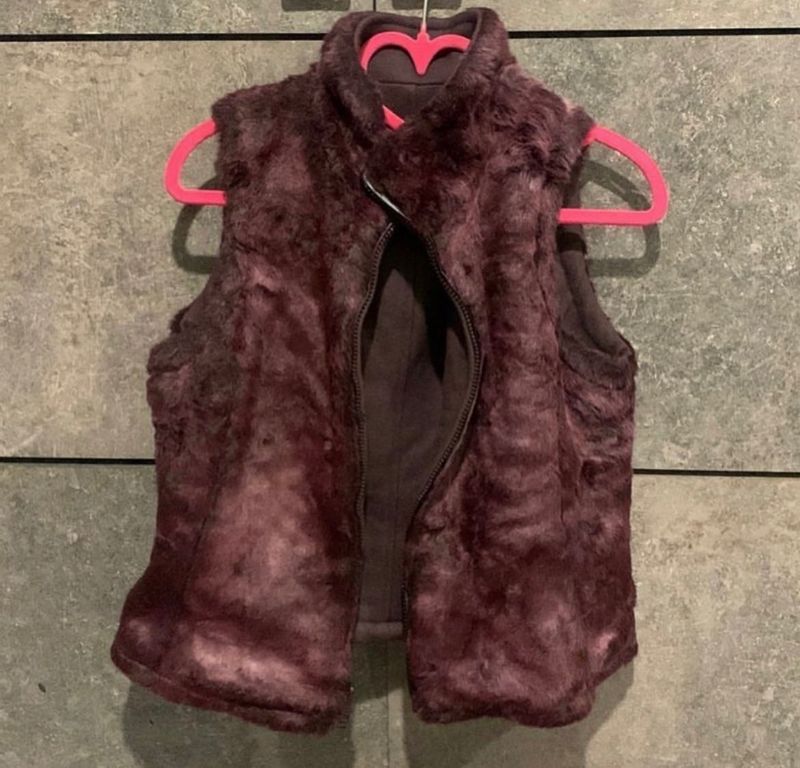 Armani Jeans Woolen / Fur Reversible Jacket