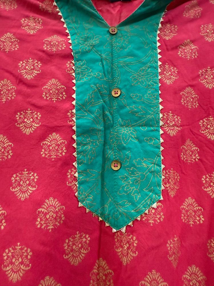 pink kurta