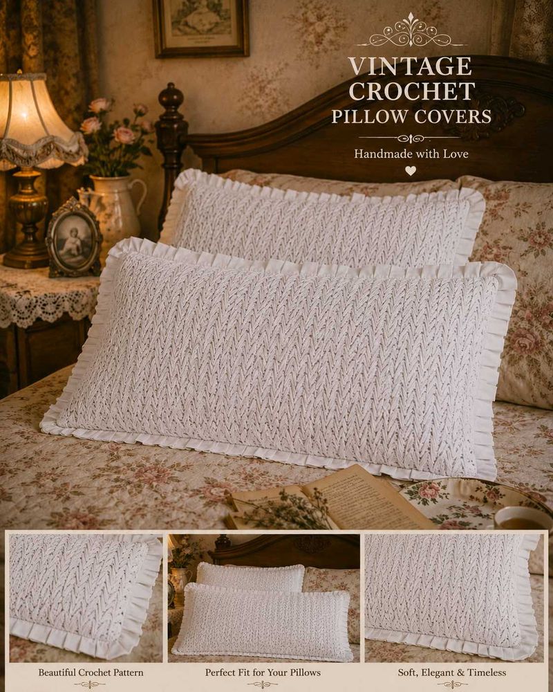 🇳🇿💫🎀Vintage Pillow Covers Set