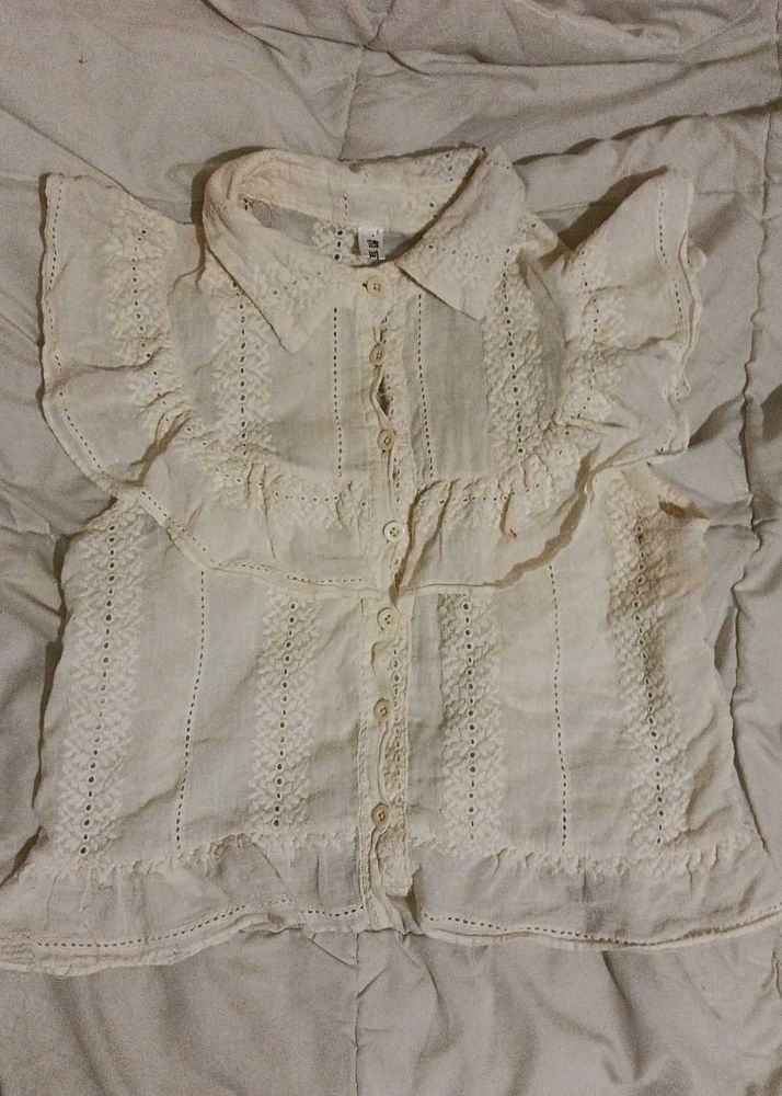 summer ruffle formal/semi-formal top