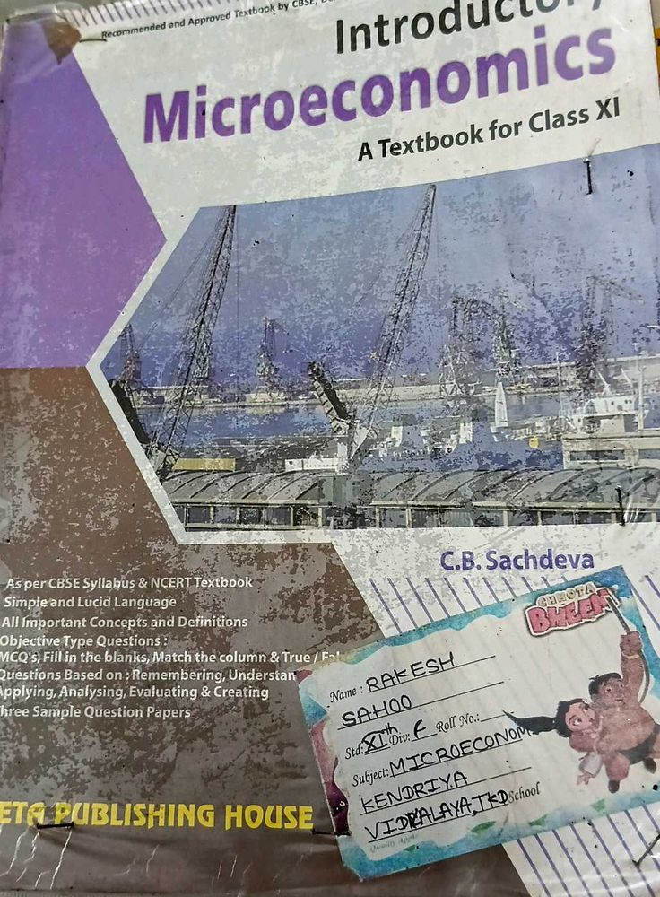 Introductory Microeconomics Textbook Class XI