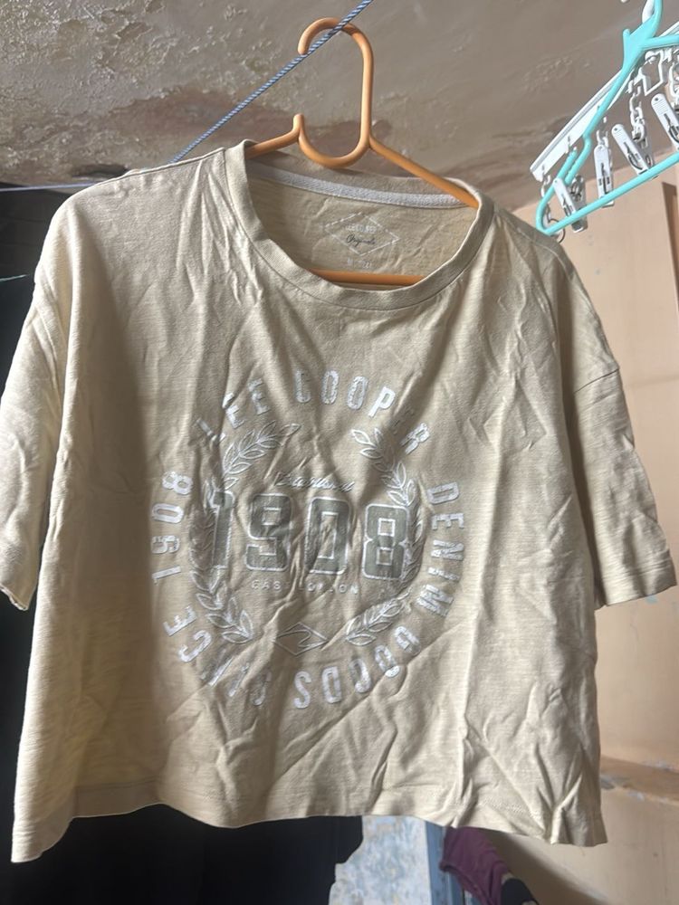 lee copper crop top