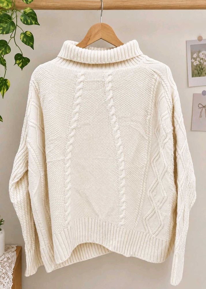 Cozy Cable Knit Turtleneck Sweater