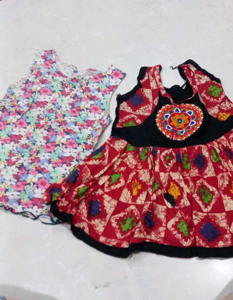 Cute Baby Girls' Dresses (Set of 2)
