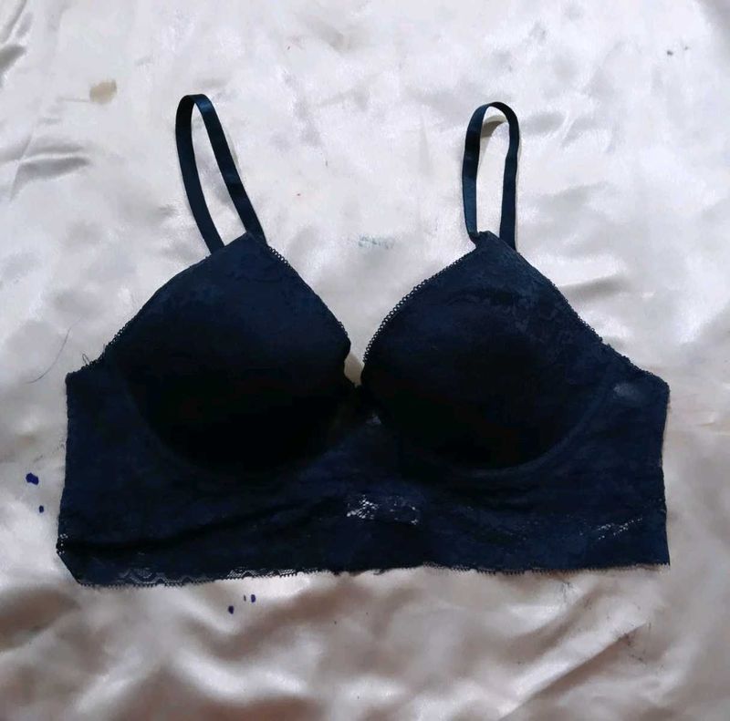 thalia sodi Navy Blue Bra