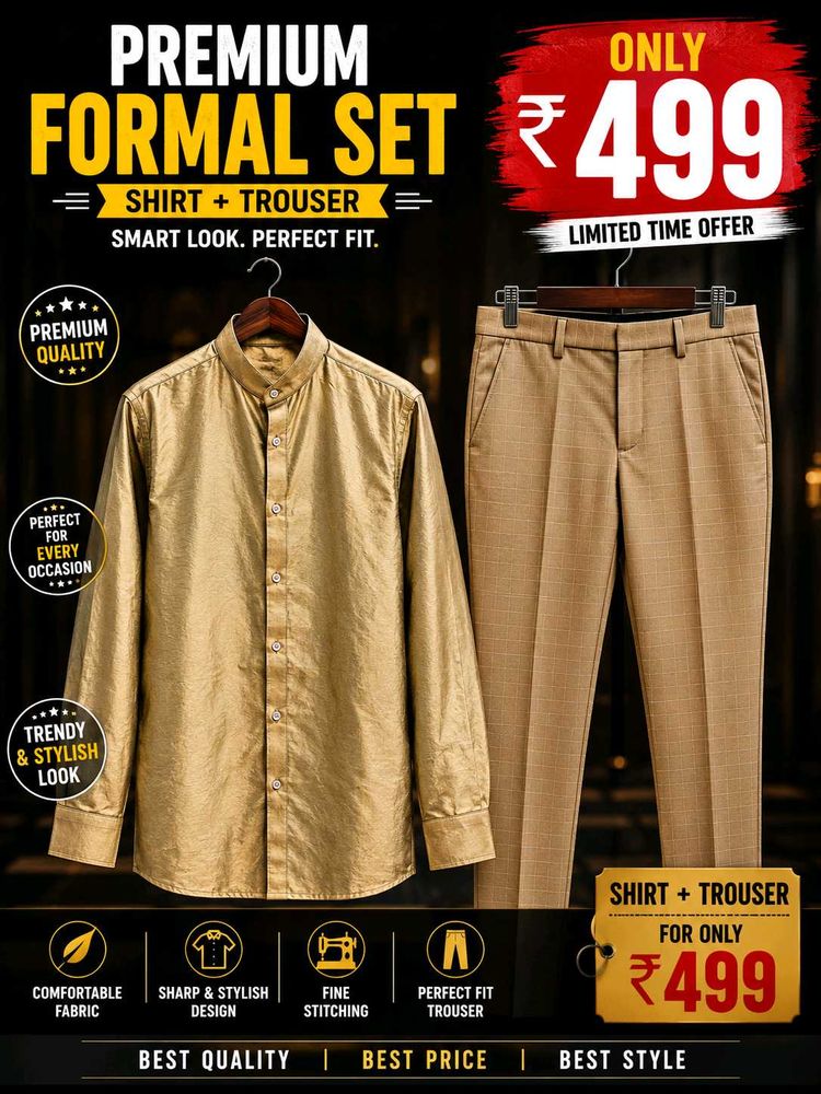 Premium Formal Shirt &amp; Trouser Set