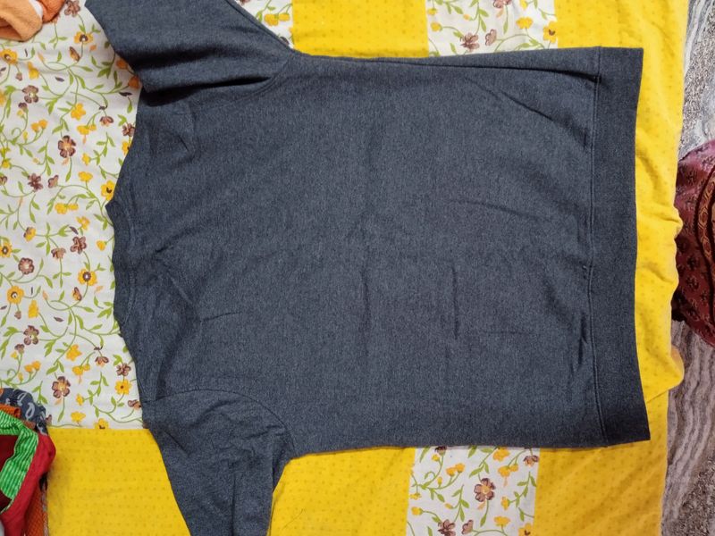 Offer Oly For Today Grey Colour Thick T-shirt Never Worn
