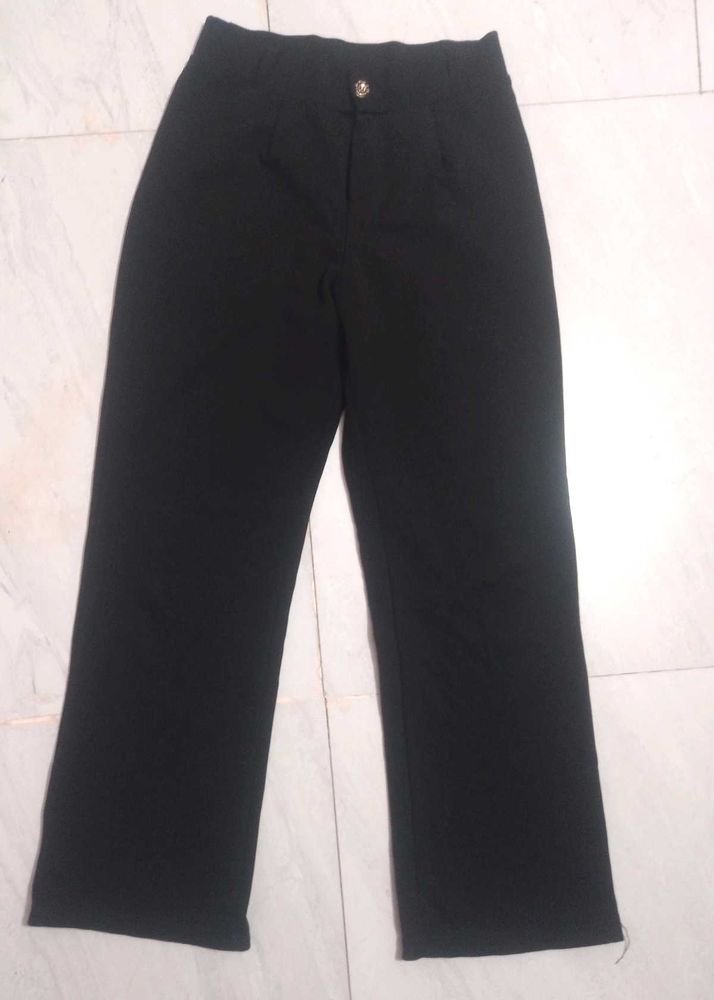 Chic Black Wide Leg Pants