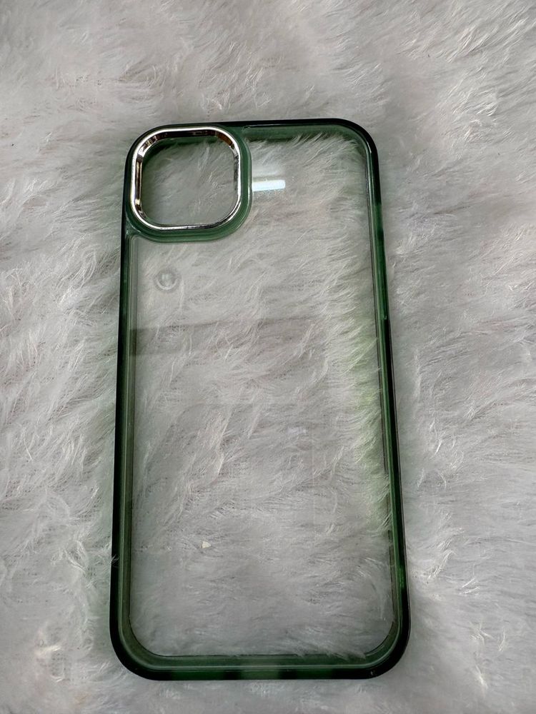 iPhone Case - Clear with Green Border