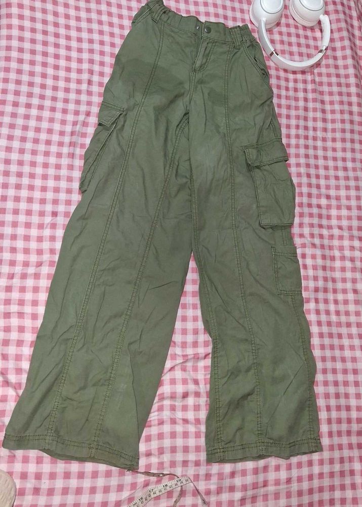 Olive Green Cargo Pants