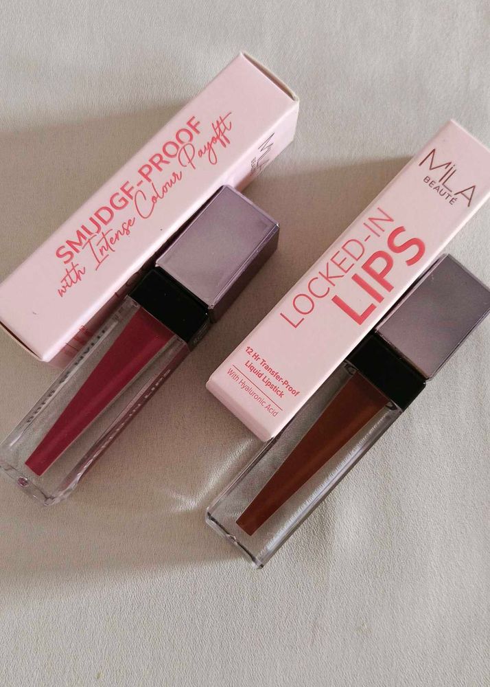 Mila Beaute Locked - In Lipsticks