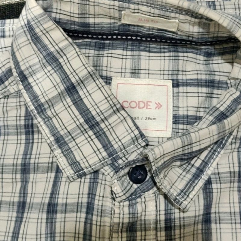 Code Plaid Shirt - Slim Fit
