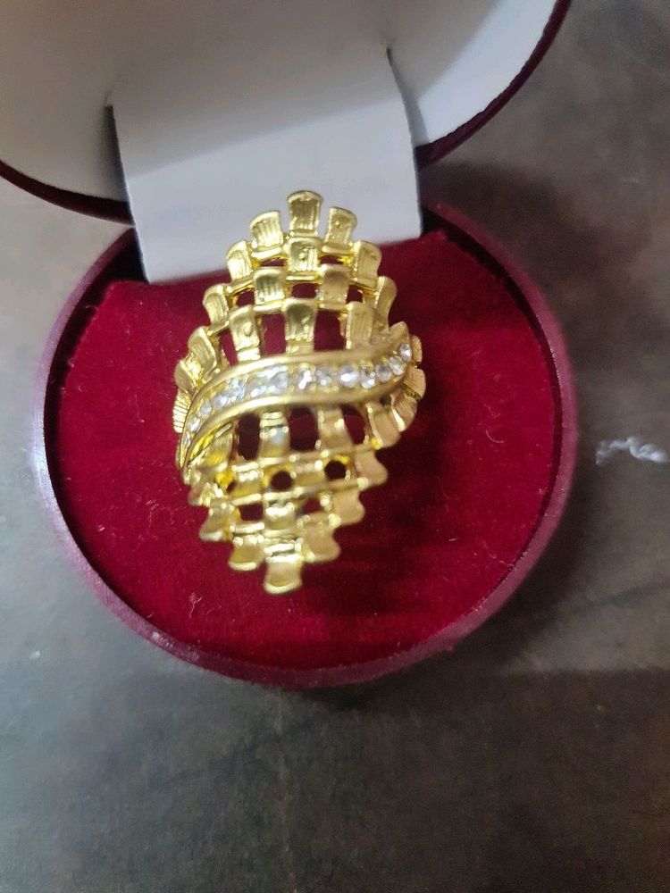 Restocked Gold plated ring size 15