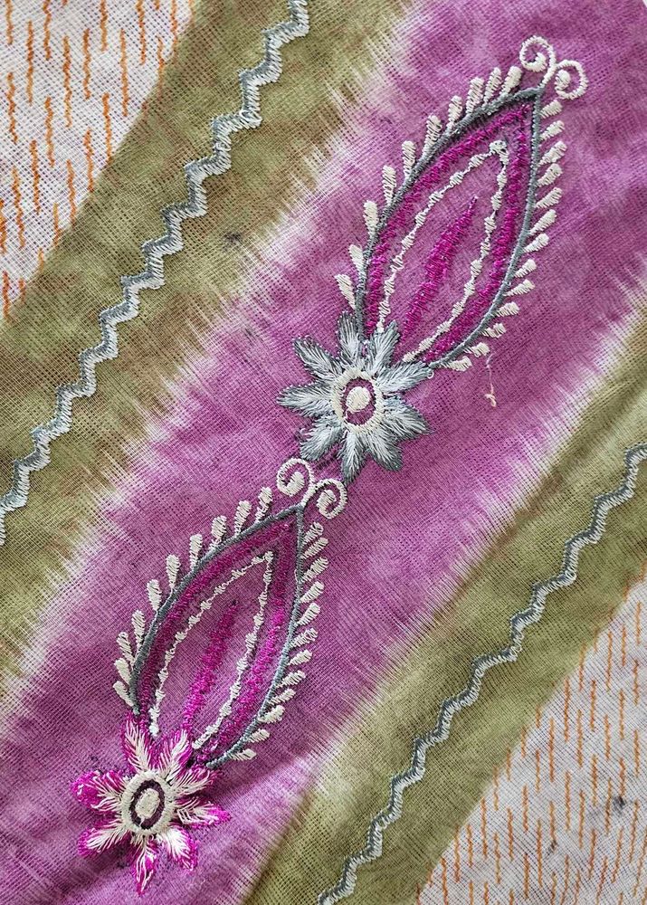 Embroidered Vintage Fabric