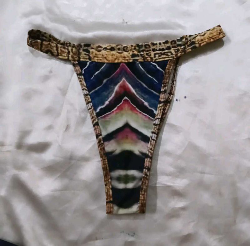 Vibrant Print Bikini Bottom