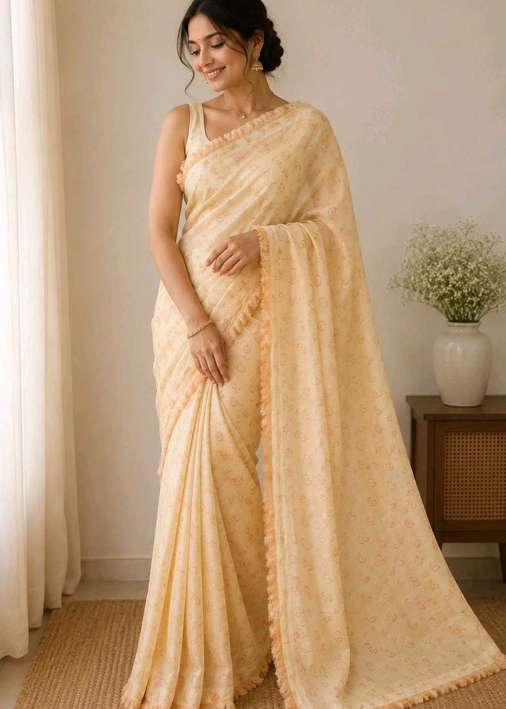 organza silk saree
