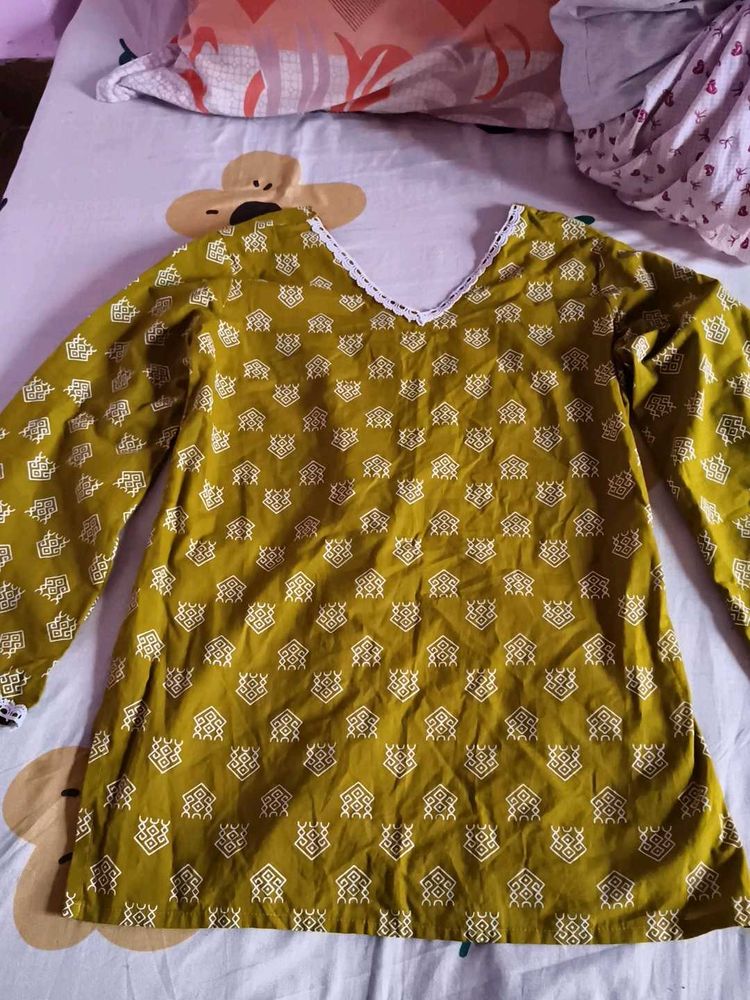short kurti with corset back