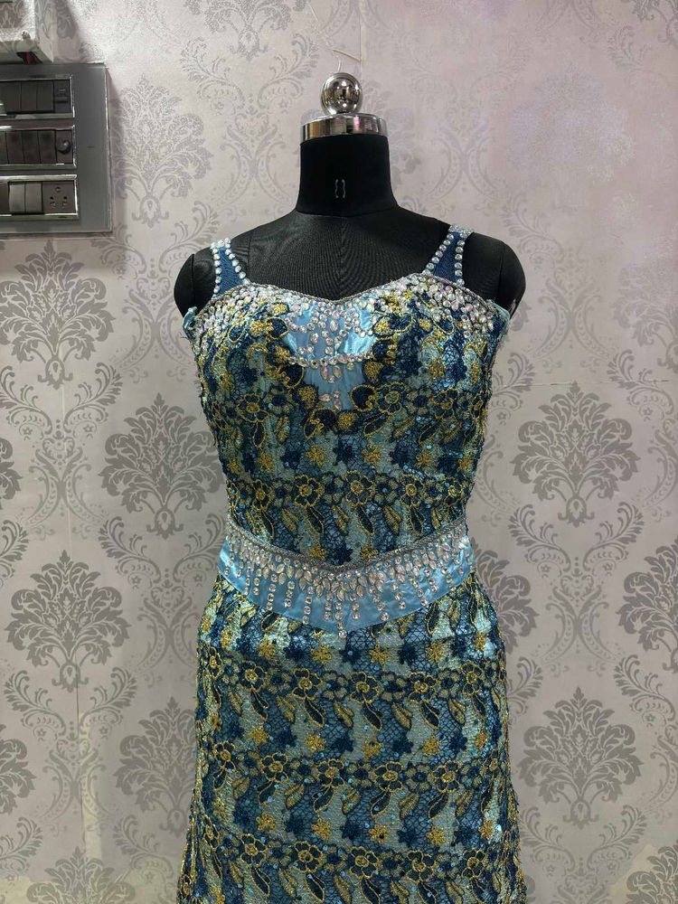 Elegant Blue Gown