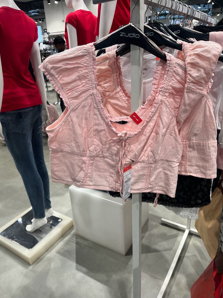 Pink Crop Top