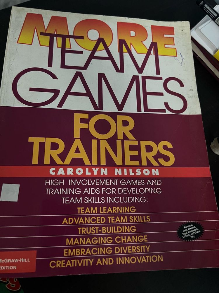 More Team Games for Trainers by Carolyn Nilson