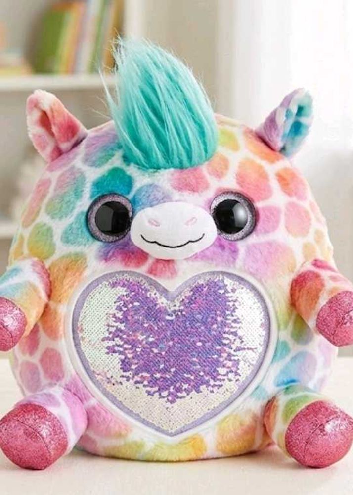 Sparkly Heart Plush Toy