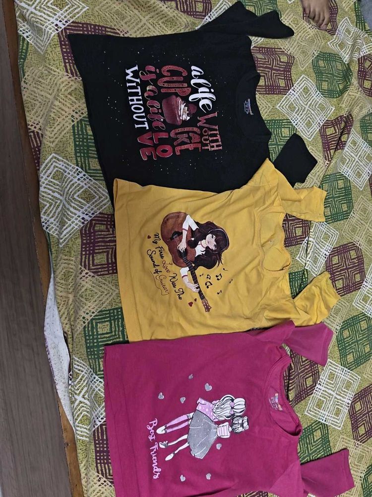 Girls Graphic T-Shirts Bundle