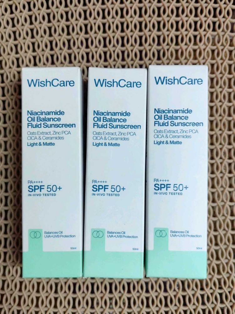 WishCare Niacinamide Oil Balance Sunscreen SPF 50+
