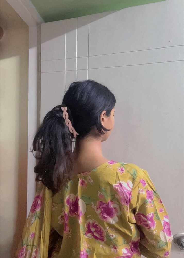Yellow Floral Print Saree