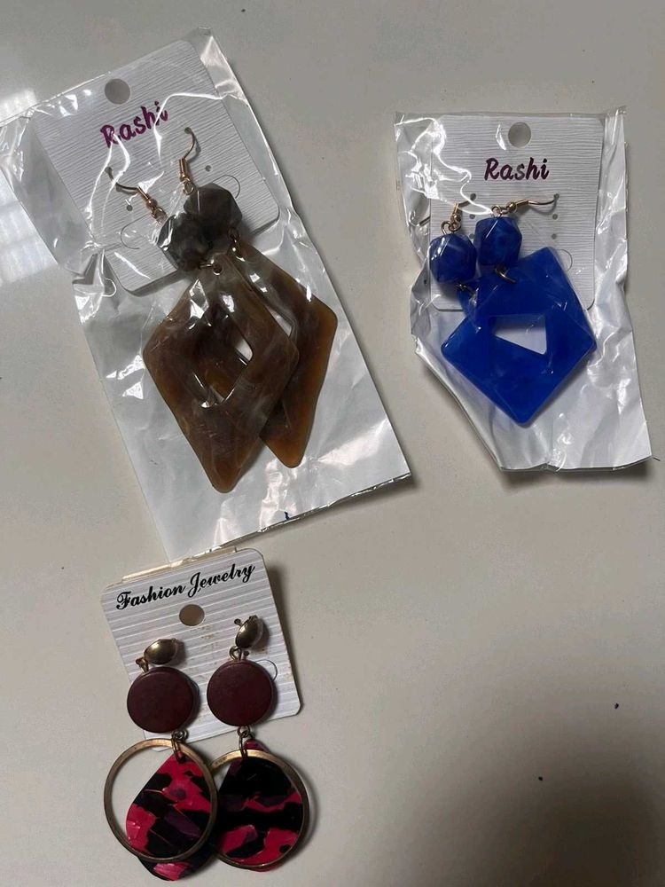 Earrings Bundle - 3 Pairs