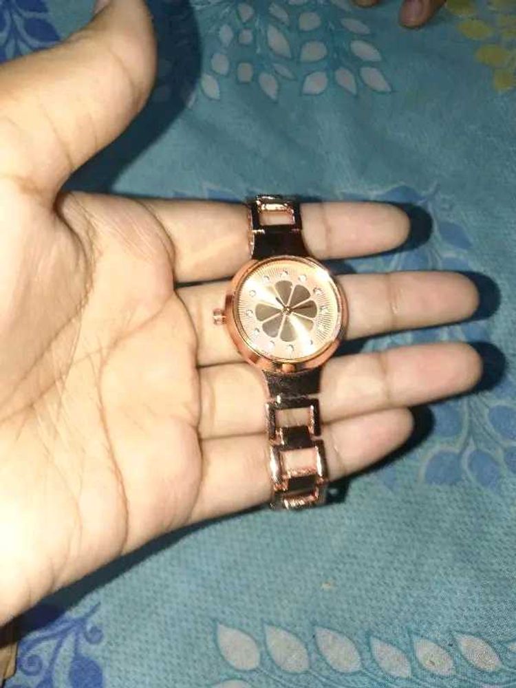 Rose Gold Stylish Chain Watch | Special Offer