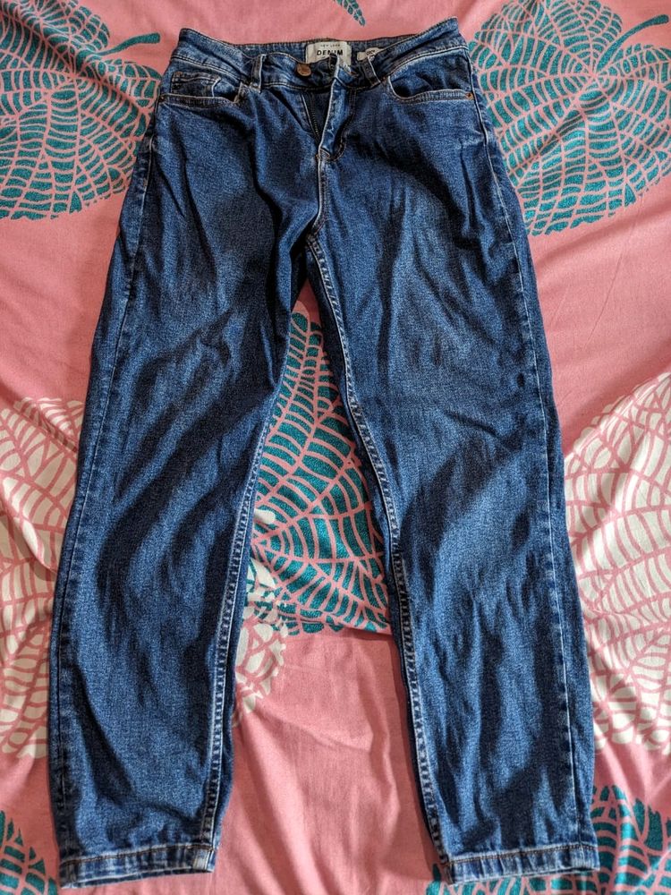 Navy Blue Denim Jeans👖(Slim Fit)