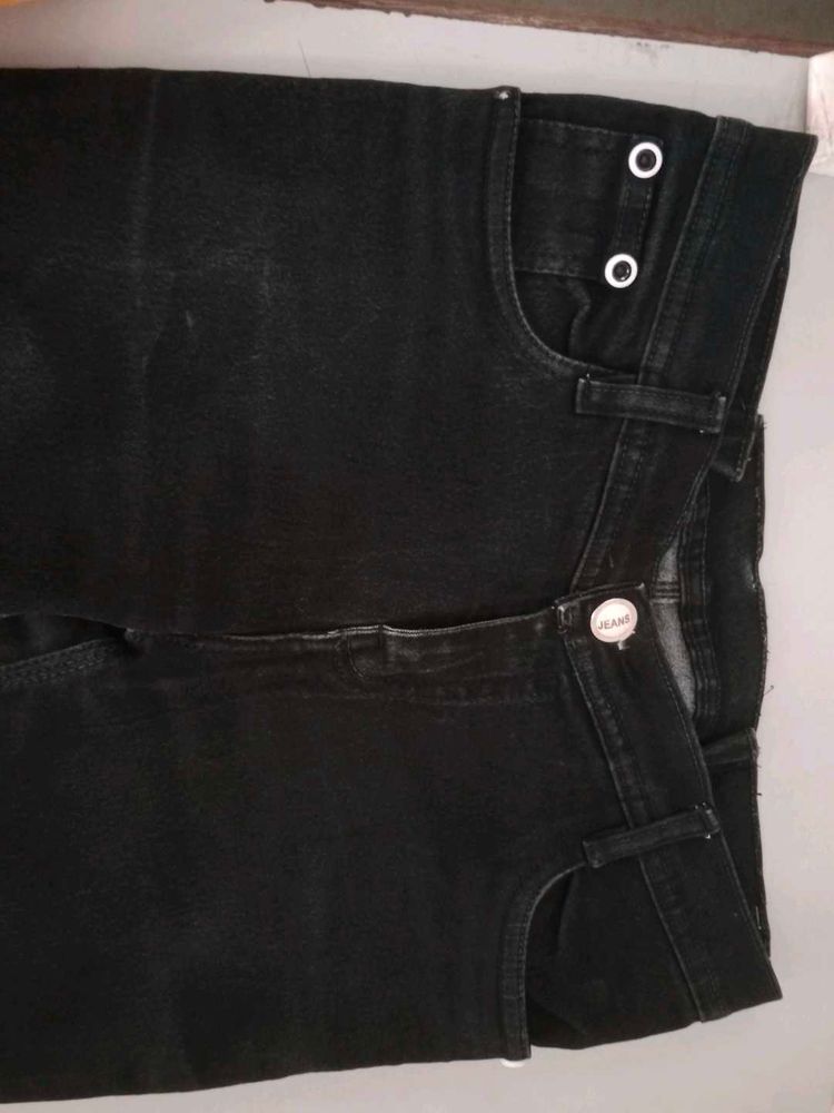 Black Denim Jeans