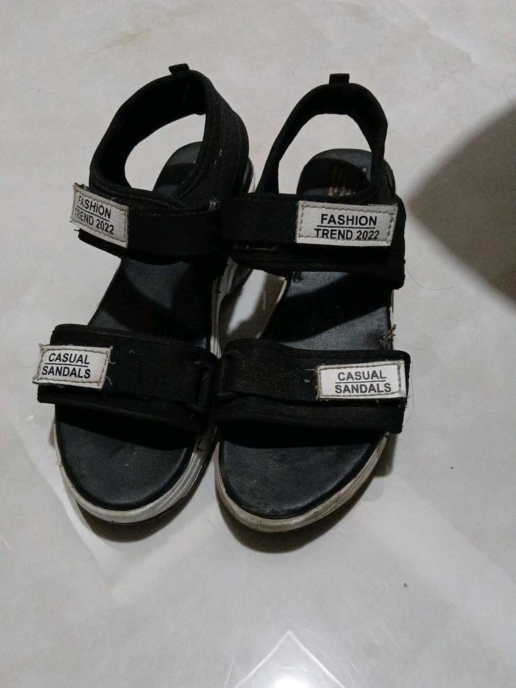 Black Casual Sandals