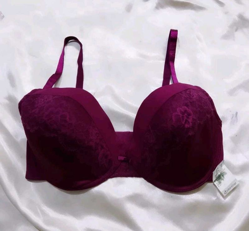 Purple Lace Bra