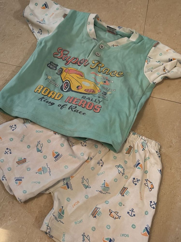 Cute Kids T-Shirt &amp; Shorts Set