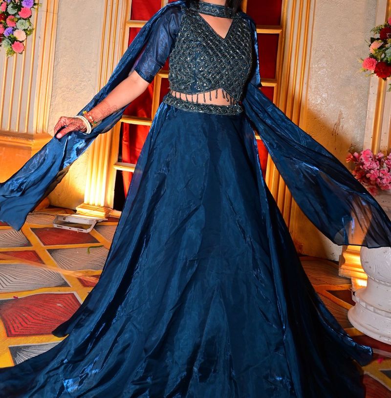 Exclusive Emerald Green Lehenga set