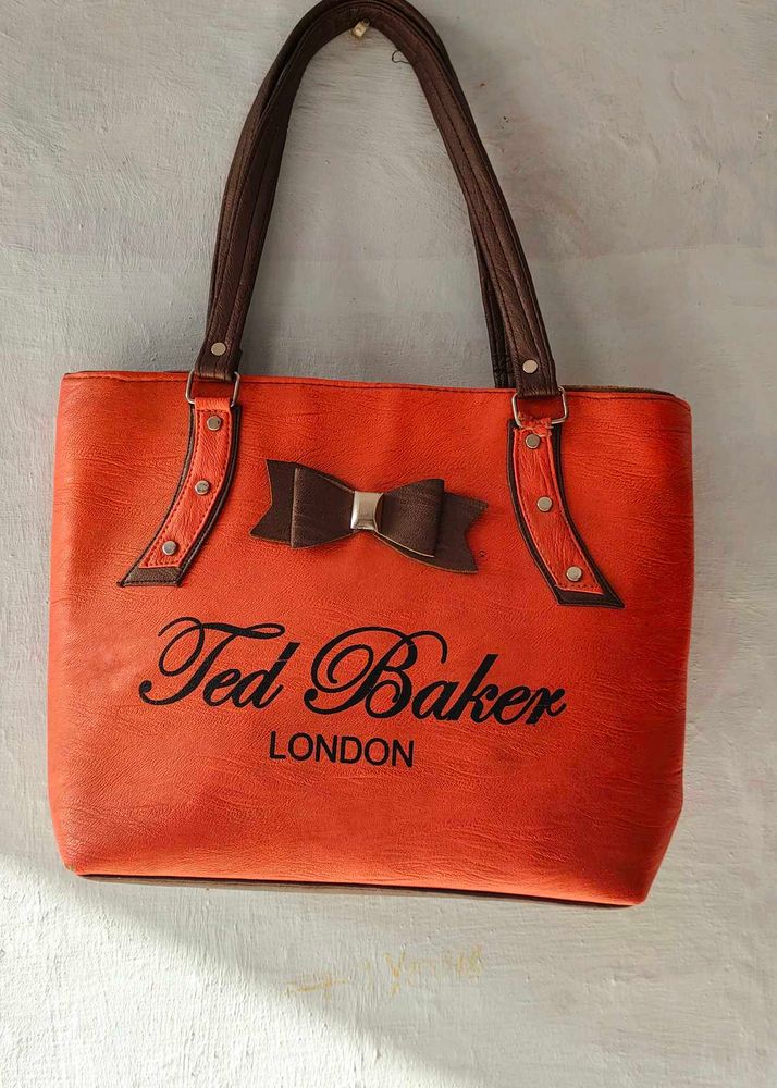 Ted Baker London Orange Bow Handbag