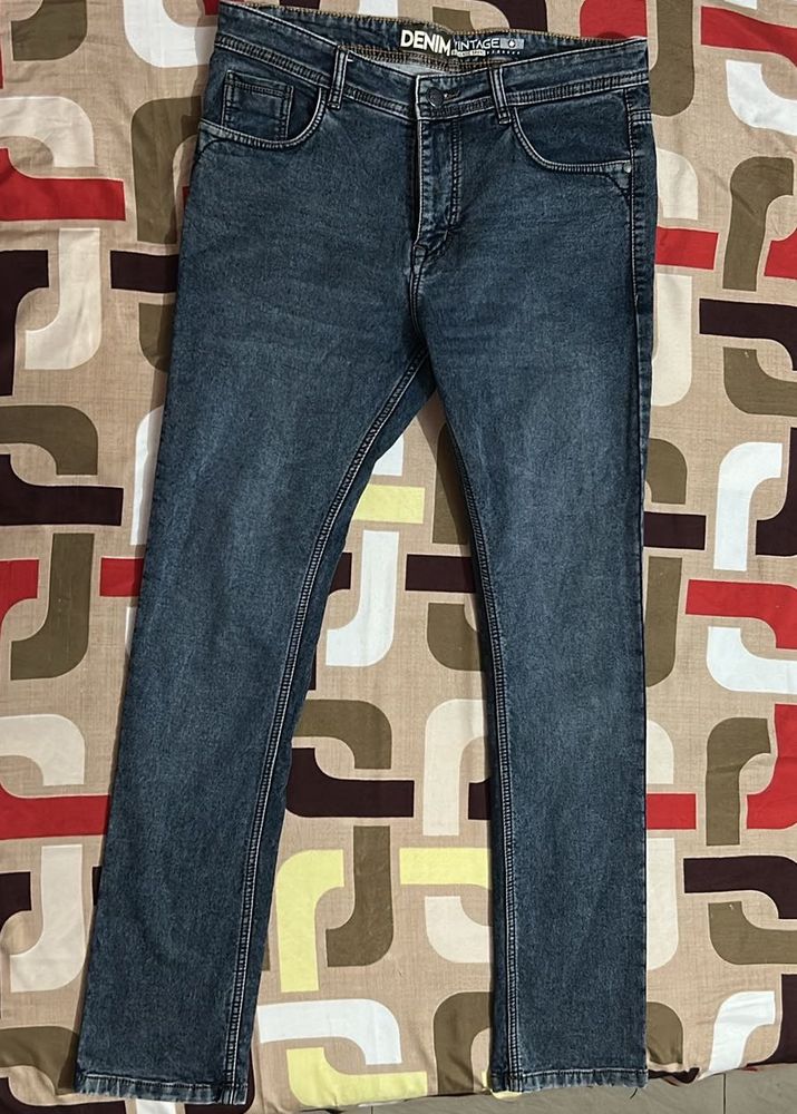 Men's Dark Wash Denim Jeans