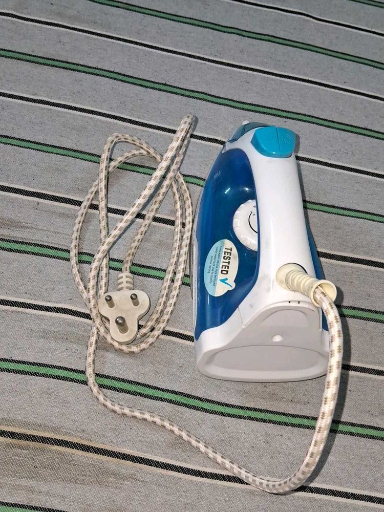 Blue &amp; White Clothes Iron