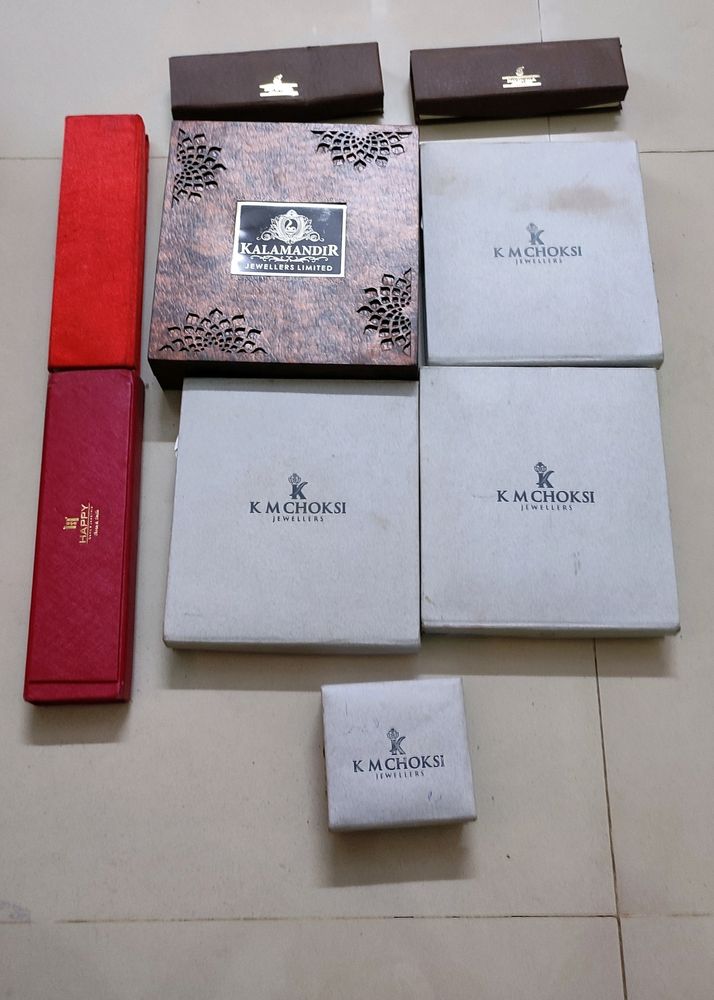 Combo Of 9 Jewellery Storage Boxes