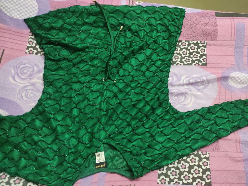 Beautiful Green Top- Worn Only Once